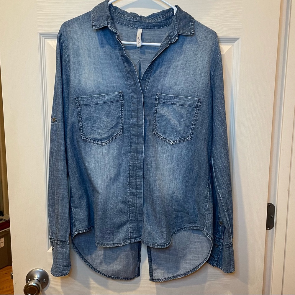 Jean Button Up